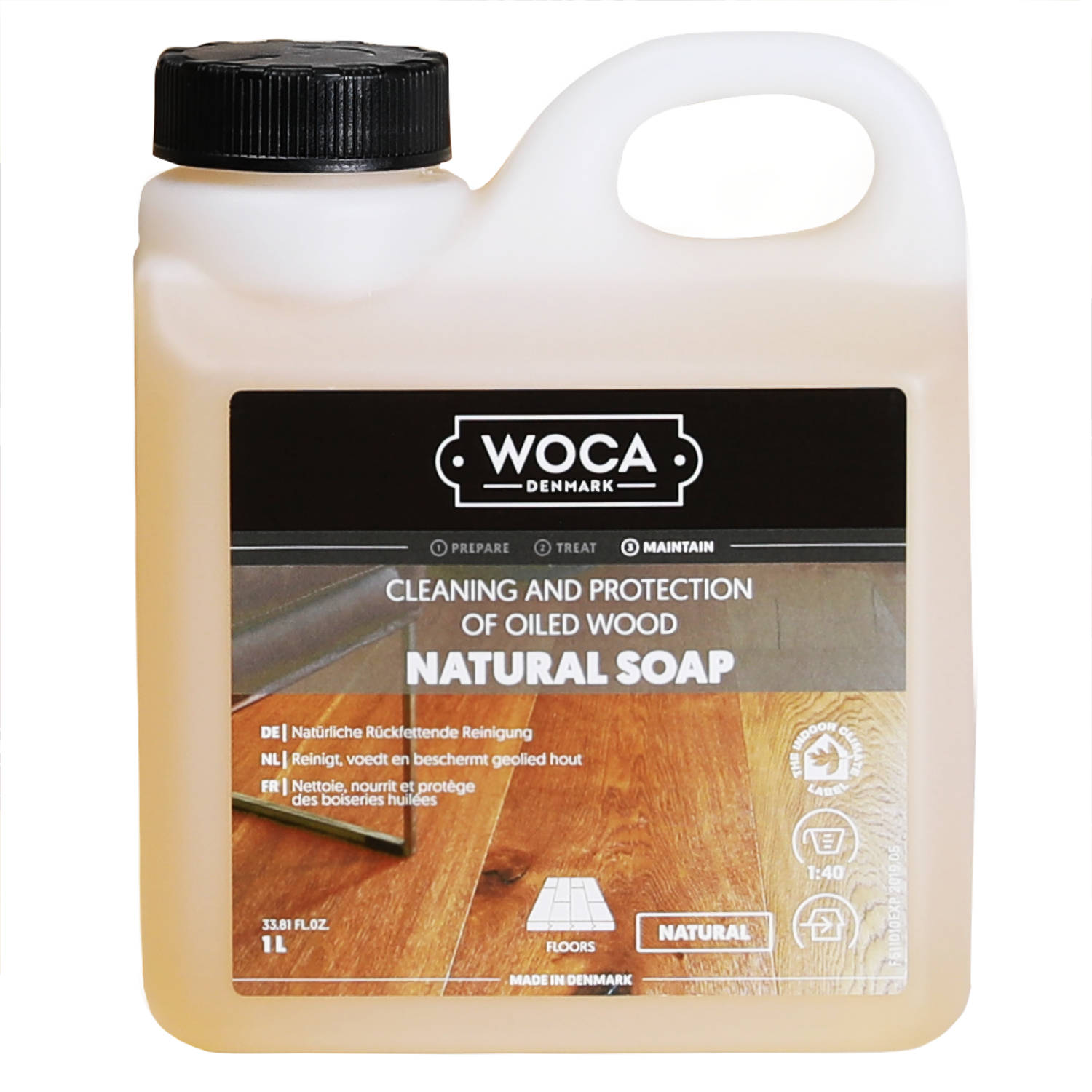 WOCA Holzbodenseife natur 1l WOCA Holzbodenseife natur 1l