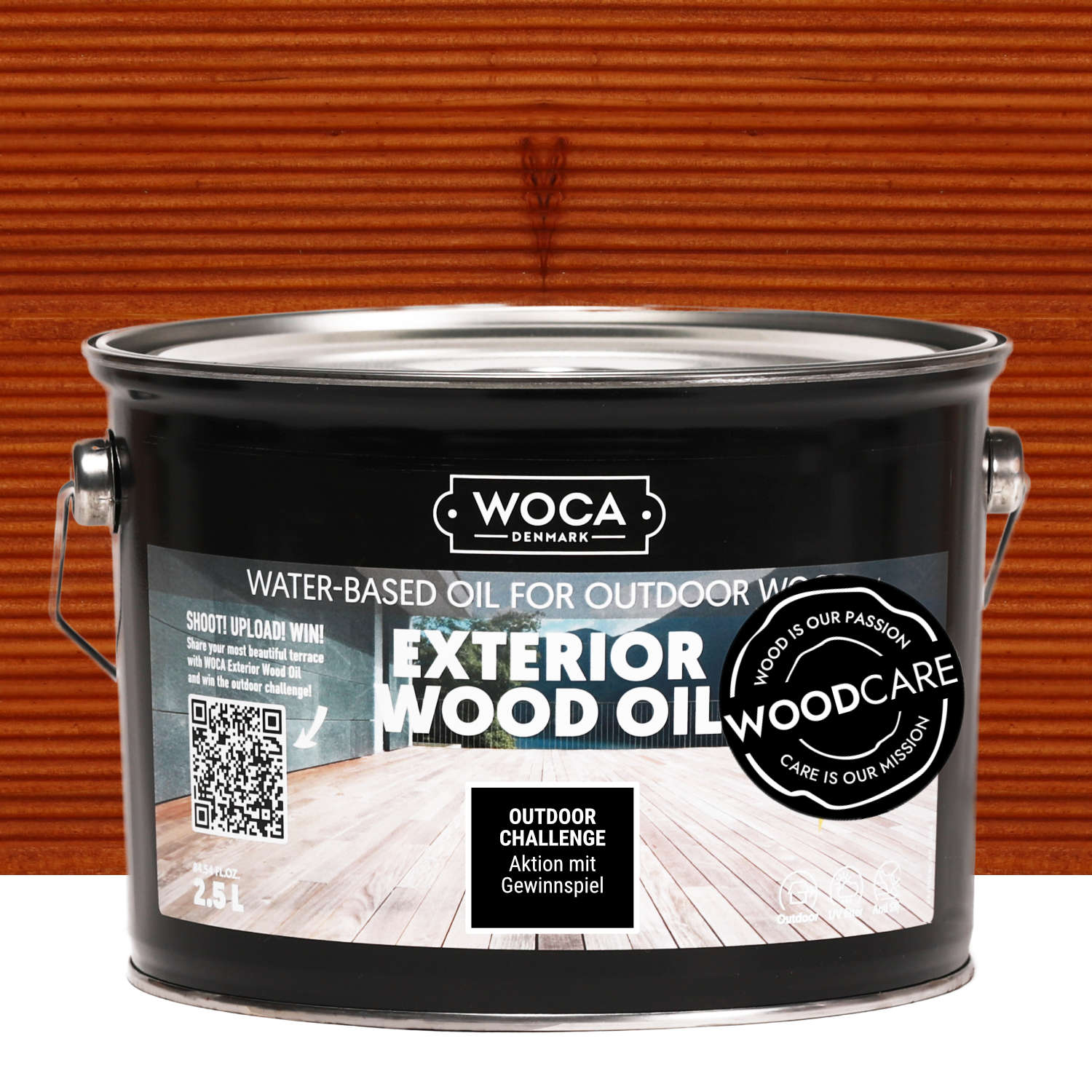 WOCA Terrassenöl - Exterior Öl Bangkirai 2,5l