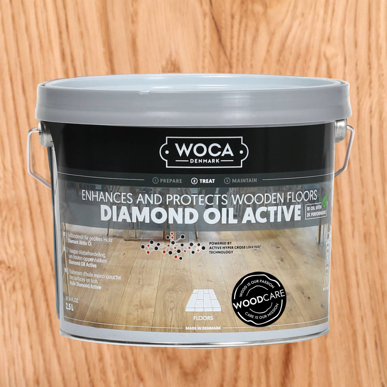 WOCA Diamant Öl Aktiv weiß 0,75l WOCA Diamant Öl Aktiv weiß 0,75l
