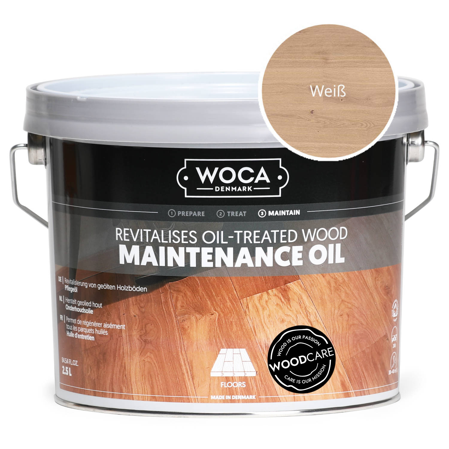 WOCA Pflegeöl weiß 2,5l