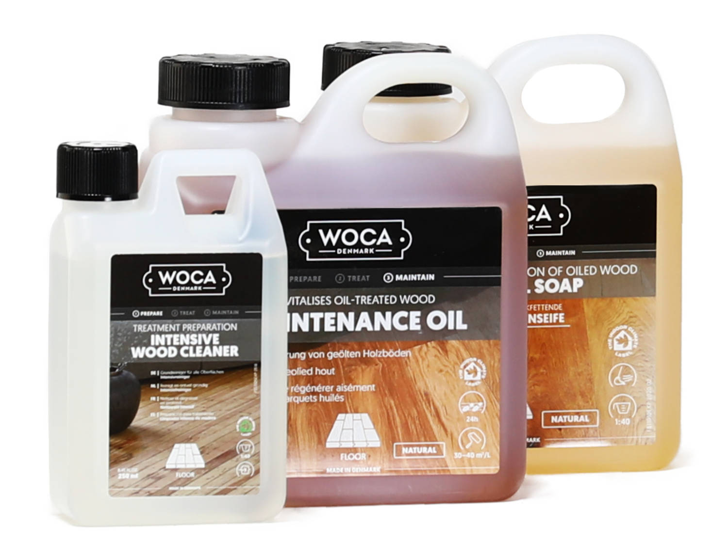 WOCA Pflegebox - Clean and Care Kit | Natur