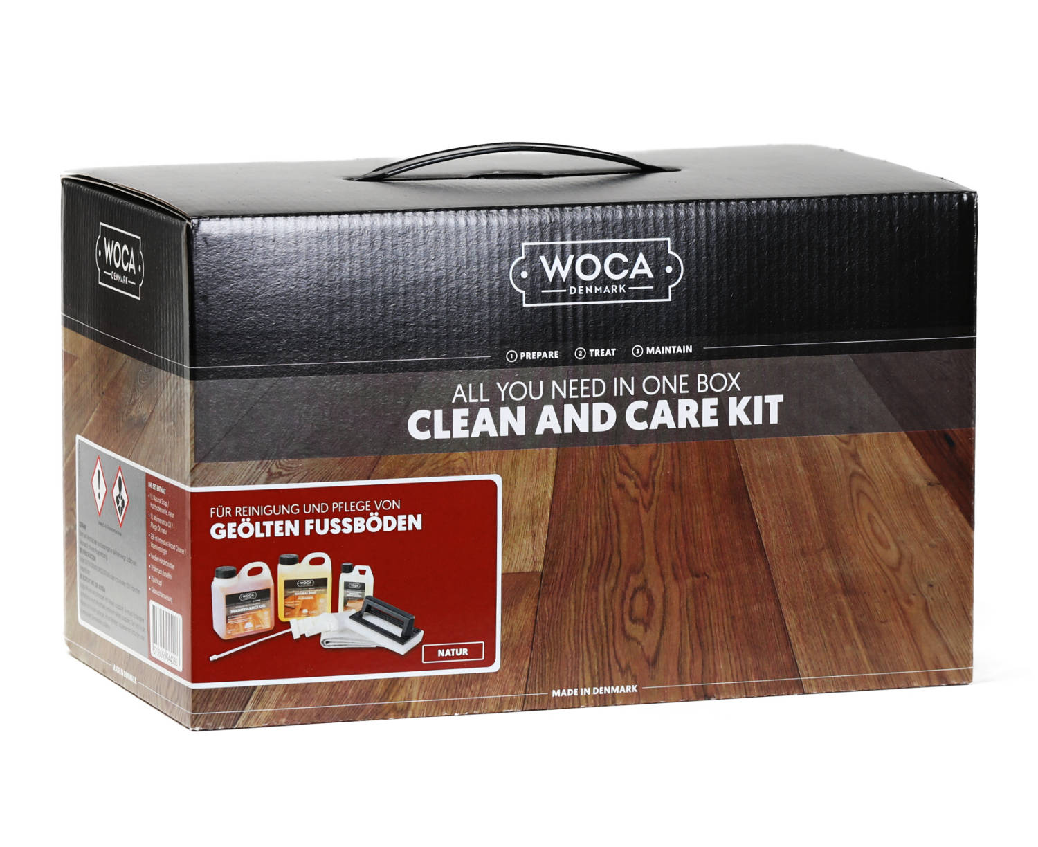 WOCA Pflegebox - Clean and Care Kit | Natur