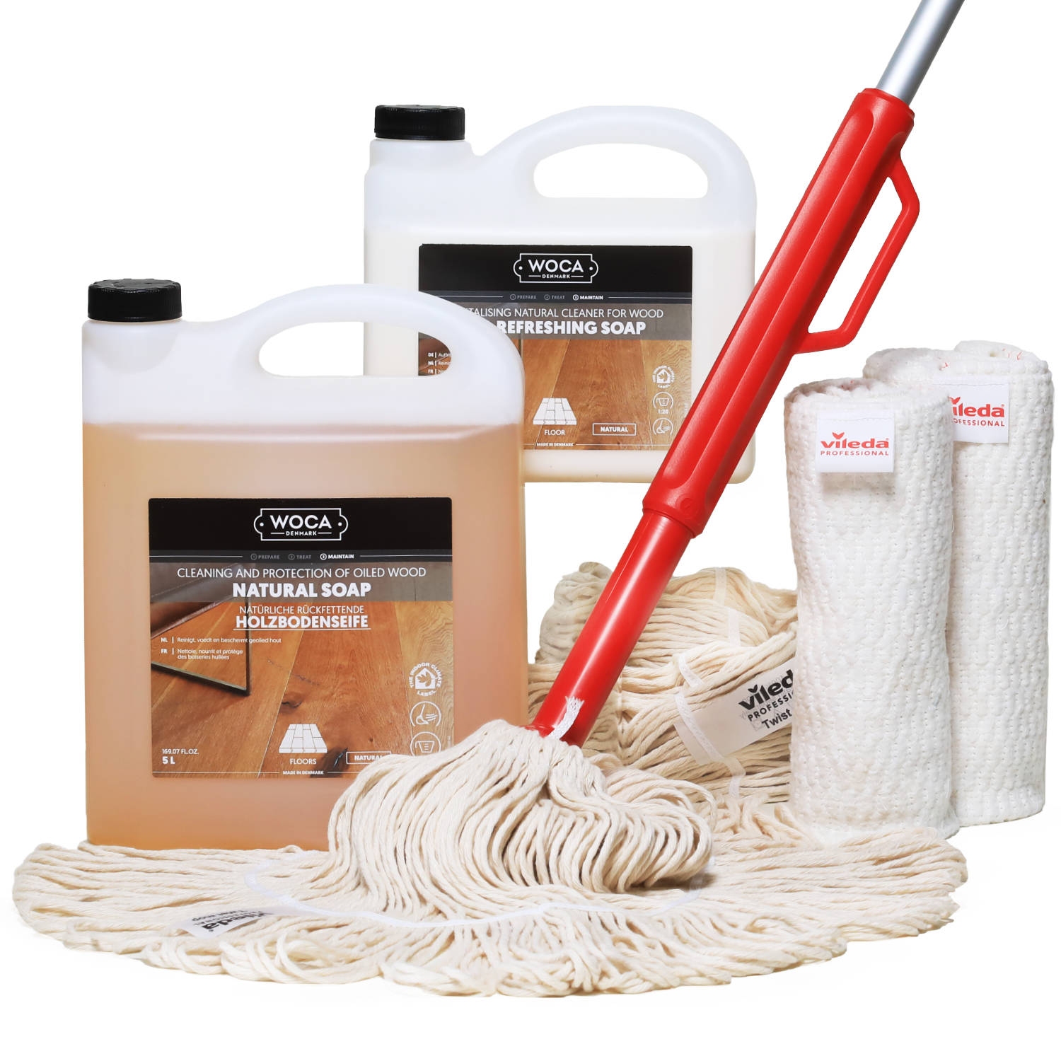 Vileda & Woca Twist Mop Set XXL natur Vileda & Woca Twist Mop Set XXL natur