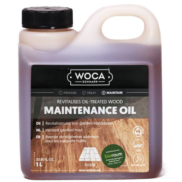 WOCA Pflegeöl im Kunststoffkanister 1 Liter natur