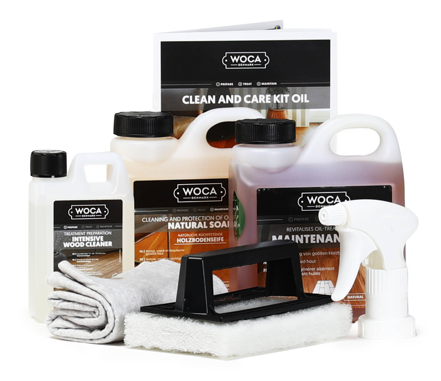 WOCA Pflegebox - Clean and Care Kit | Natur