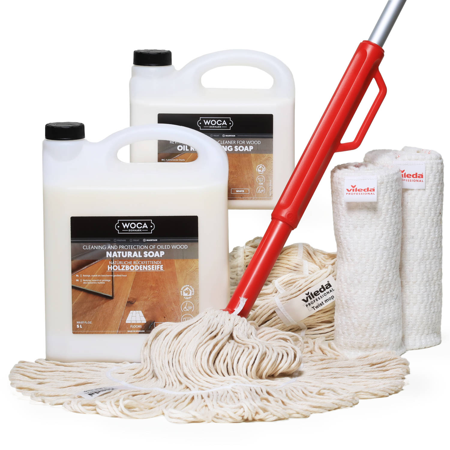 Vileda & Woca Twist Mop Set XXL weiß Vileda & Woca Twist Mop Set XXL weiß