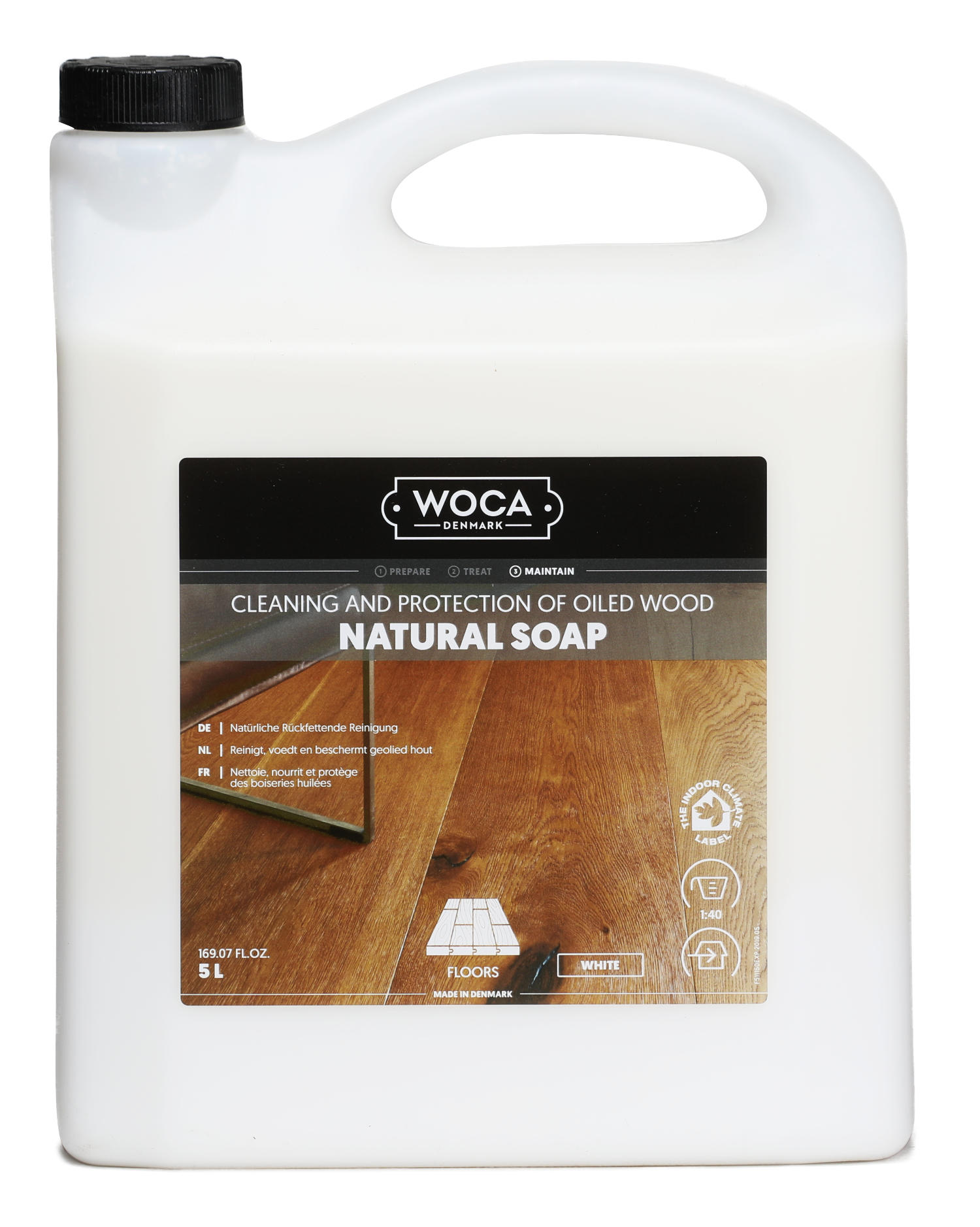WOCA Holzbodenseife weiß 5l