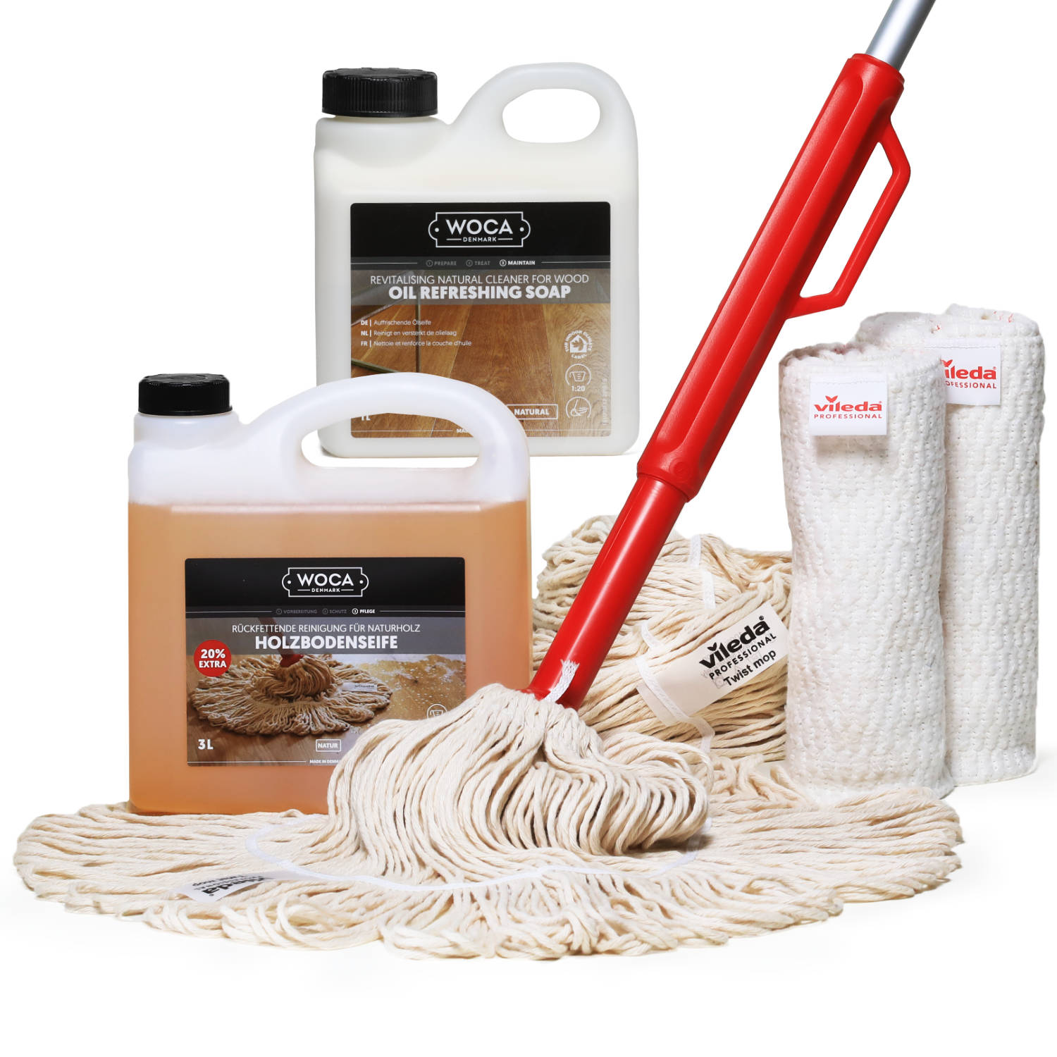 Vileda & Woca Twist Mop L Set natur Vileda & Woca Twist Mop L Set natur