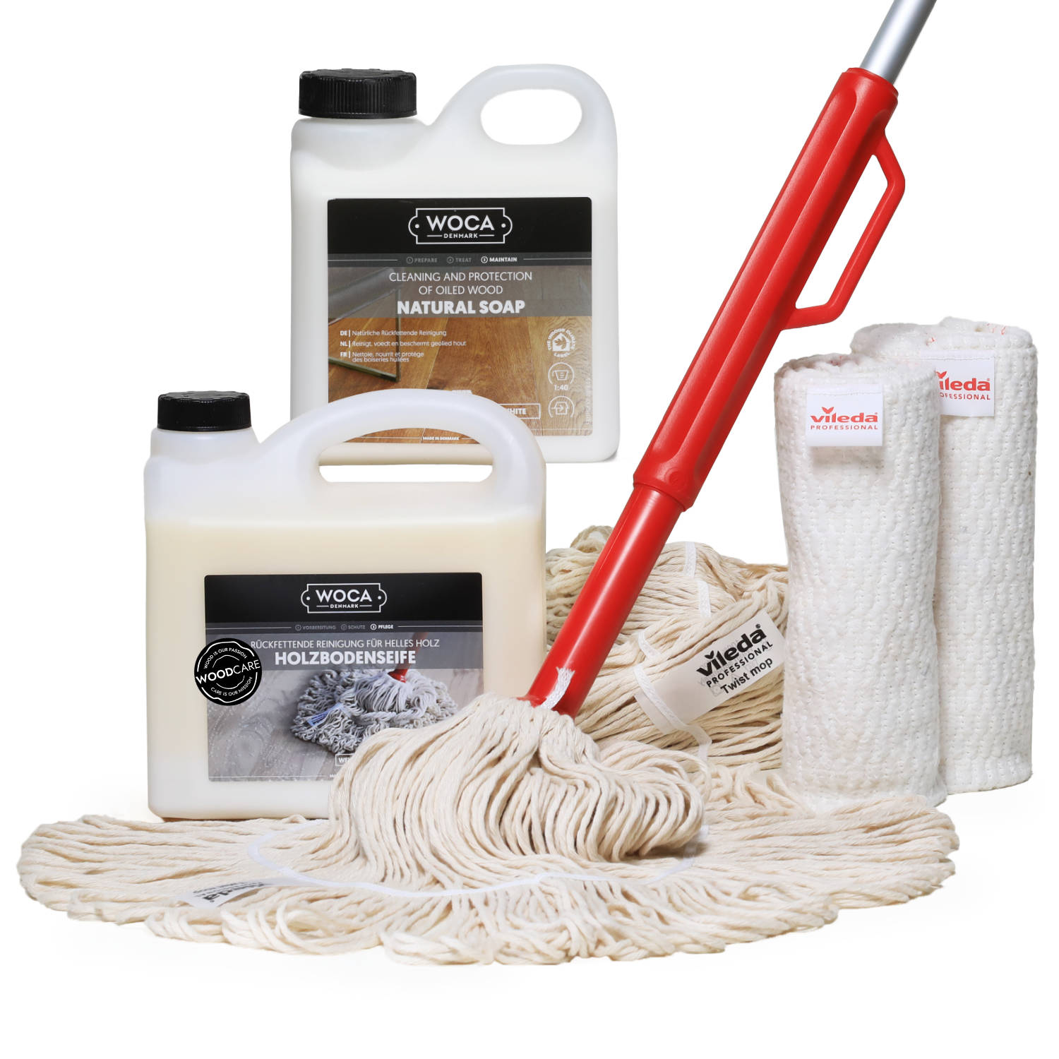 Vileda & Woca Twist Mop L Set weiß Vileda & Woca Twist Mop L Set weiß