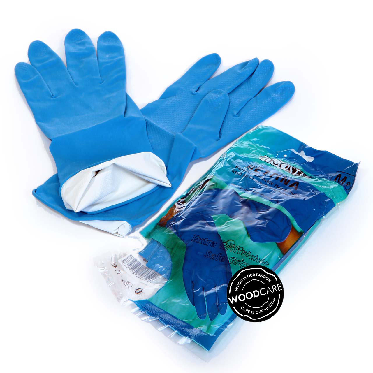Gummihandschuhe blau L