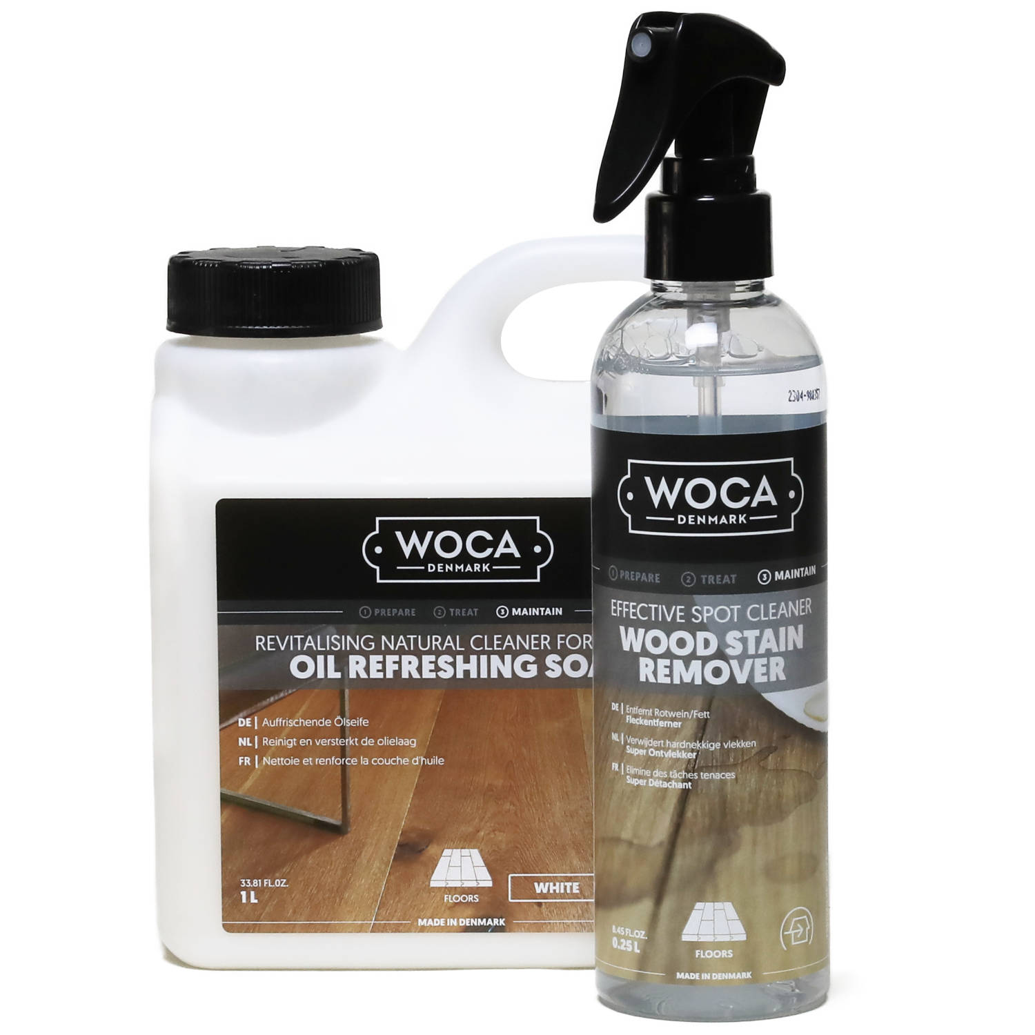 WOCA Ölrefresher + Fleckentferner Set | Natur