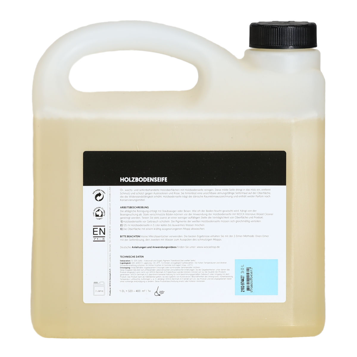 3 Liter WOCA Holzbodenseife natur Retourenschnäppchen