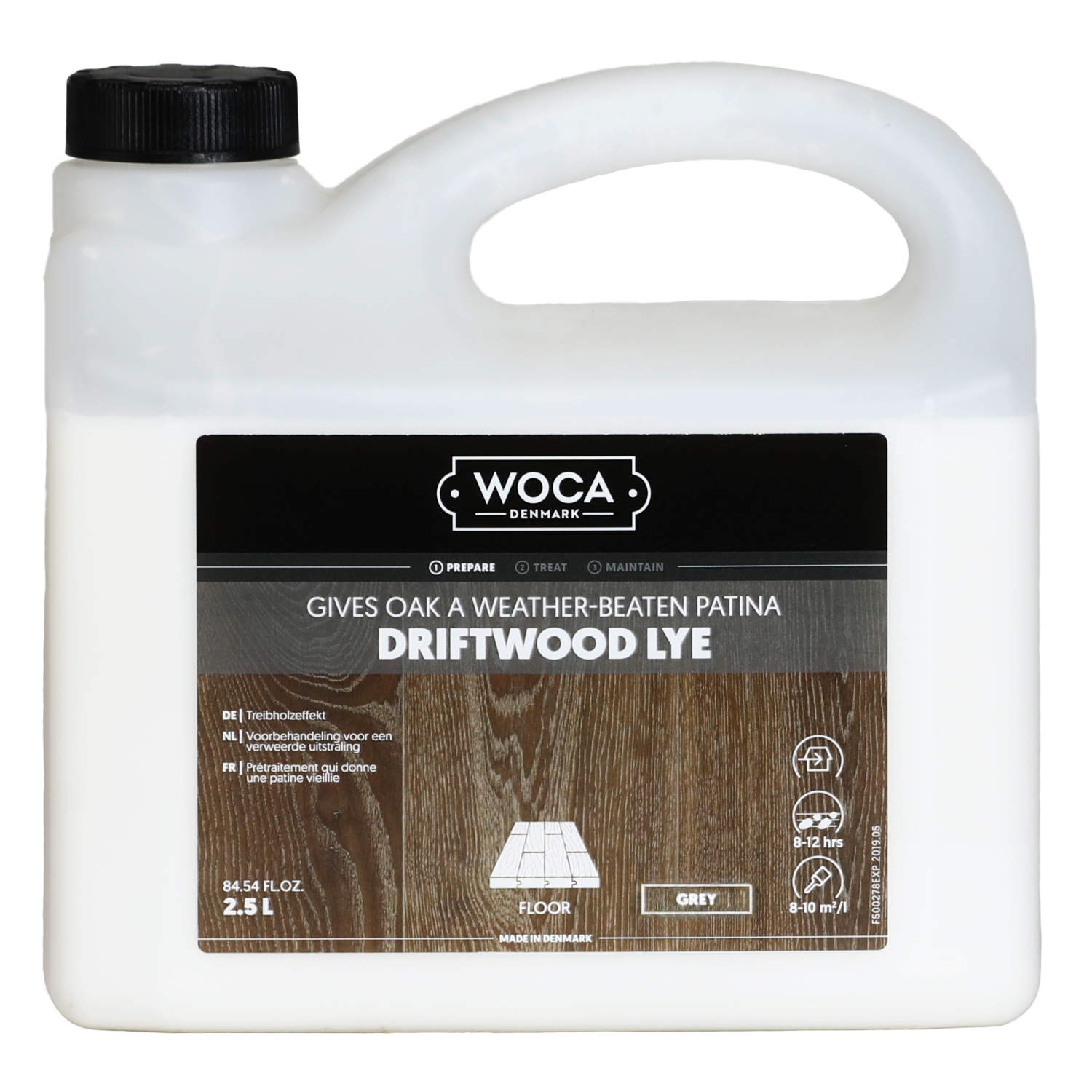 WOCA Treibholzlauge grau 2,5l WOCA Treibholzlauge grau 2,5l