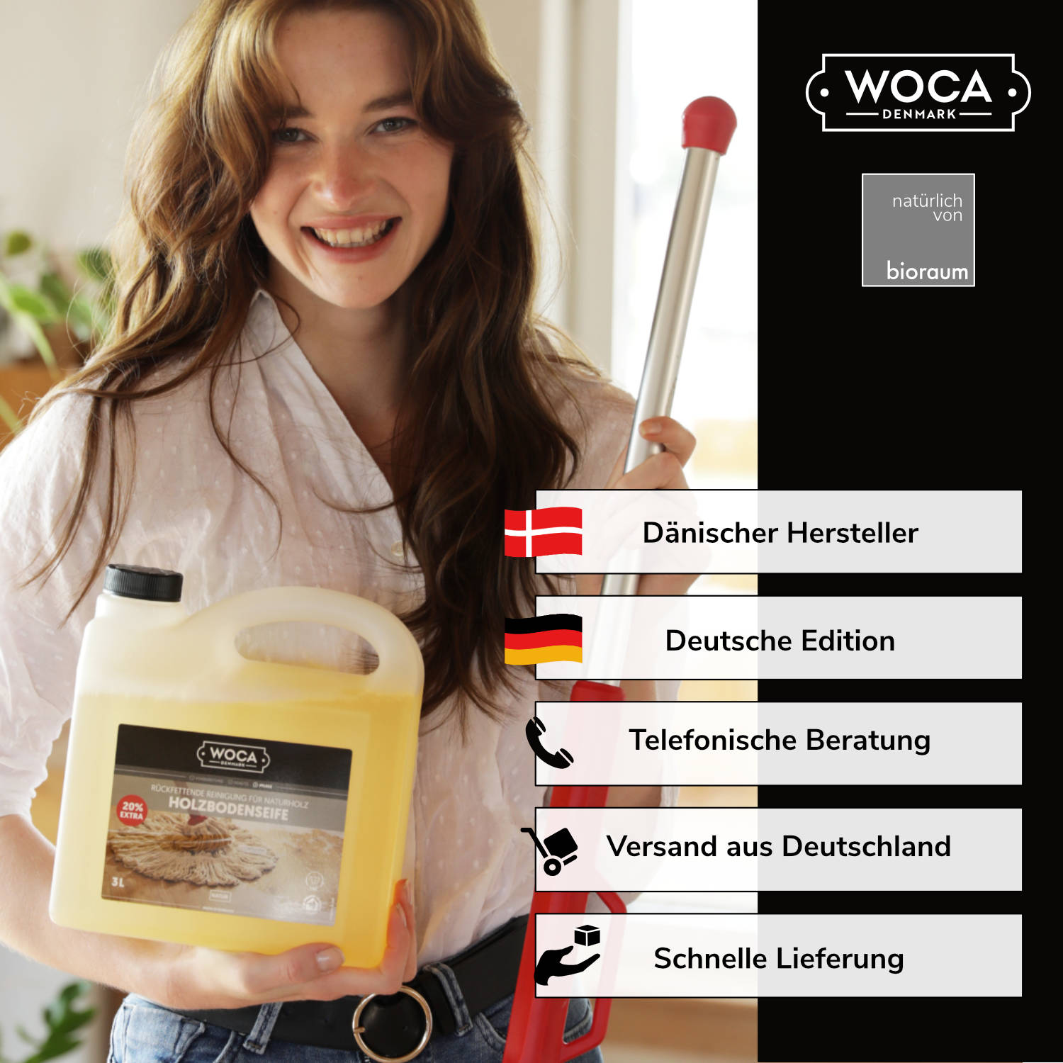 3 Liter WOCA Holzbodenseife natur Retourenschnäppchen