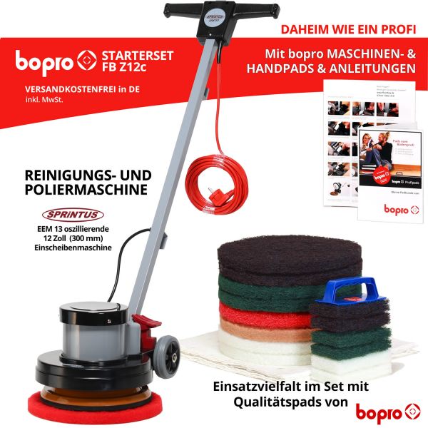 Z12C Starterset Reinigungs- und Poliermaschine